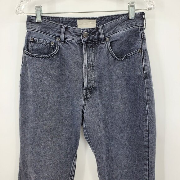 Everlane The Curvy 90's Cheeky Straight Grey Women's Denim Jeans 28 Regular - Picture 4 of 11